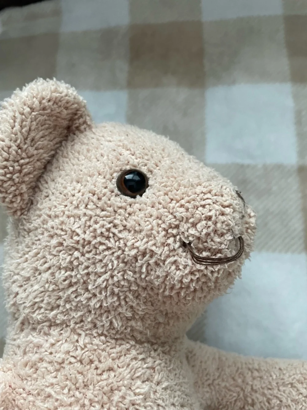 Mascot Factory Plush Teddy Bear Soft Beige Stuffed Toy for Kids 9.5 inches